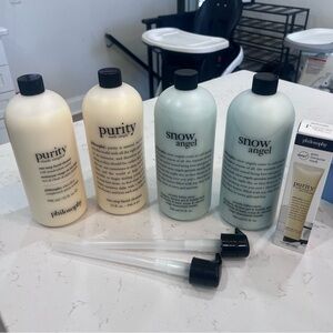 Philosophy Purity & Snow Angel Body Washes bundle